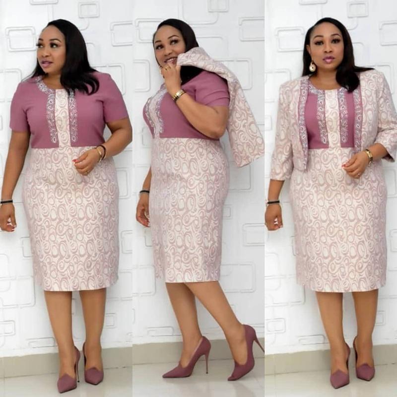 Women Plus Size Dress Suit