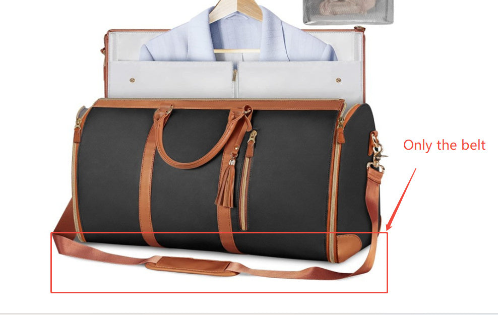 Large Capacity Travel Duffle Bag Women's Handbag Folding Suit Bag