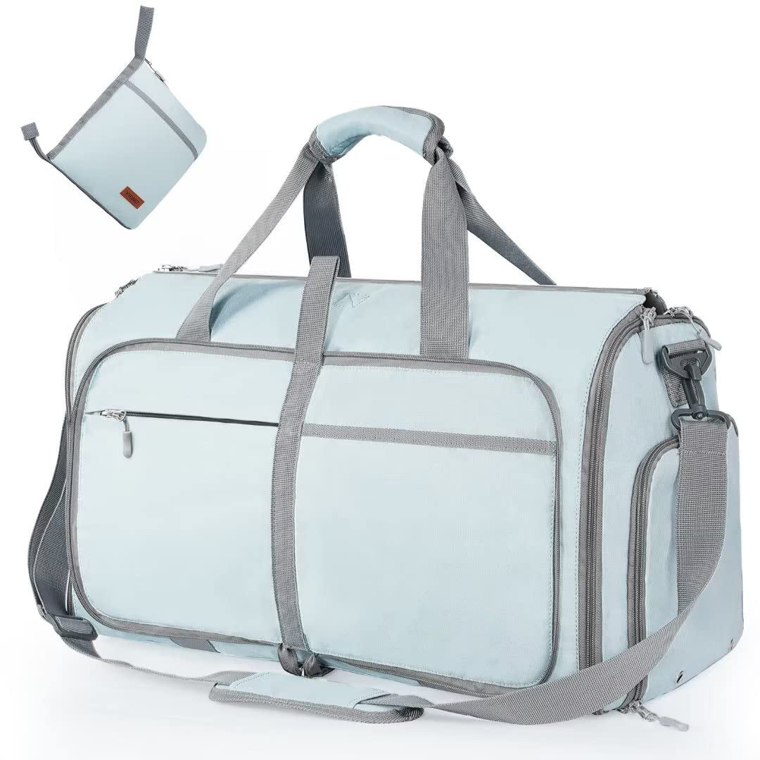 Large Capacity Travel Duffle Bag Women's Handbag Folding Suit Bag