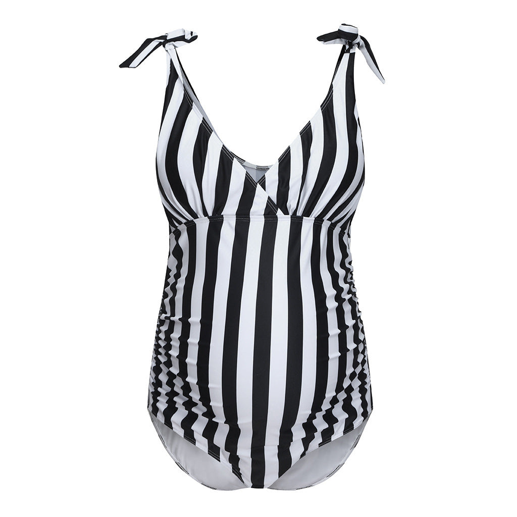 Printed maternity swimsuit