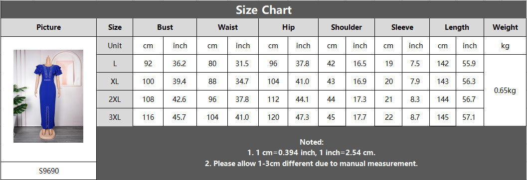 Beaded Rhinestone Plus Size Women Dress