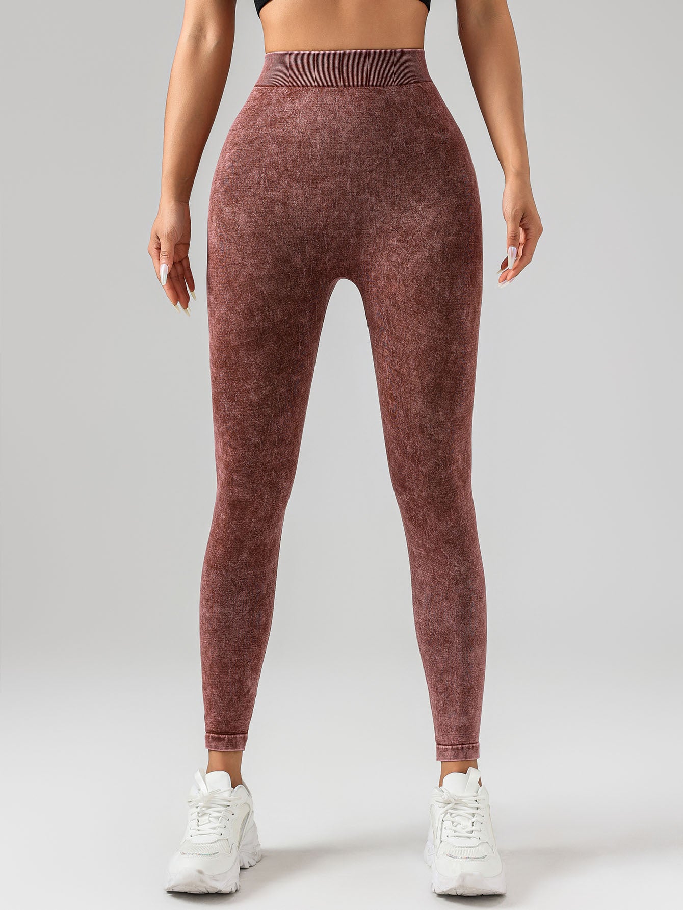 3 Pack V-Back Scrunch Butt Workout Seamless High Waist Leggings