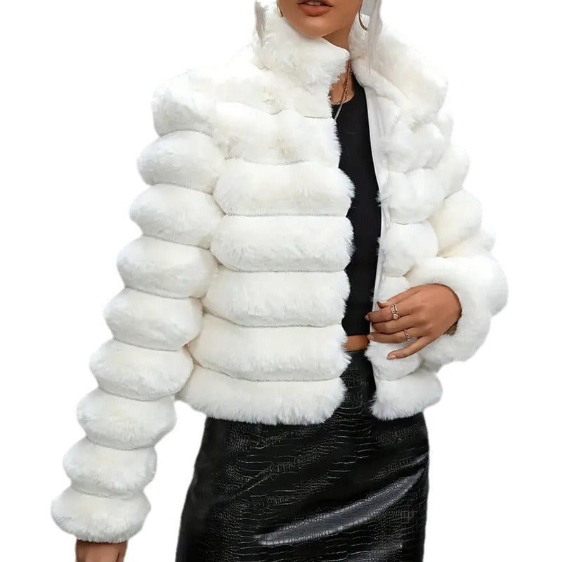 Women Imitation Fur Short Coat