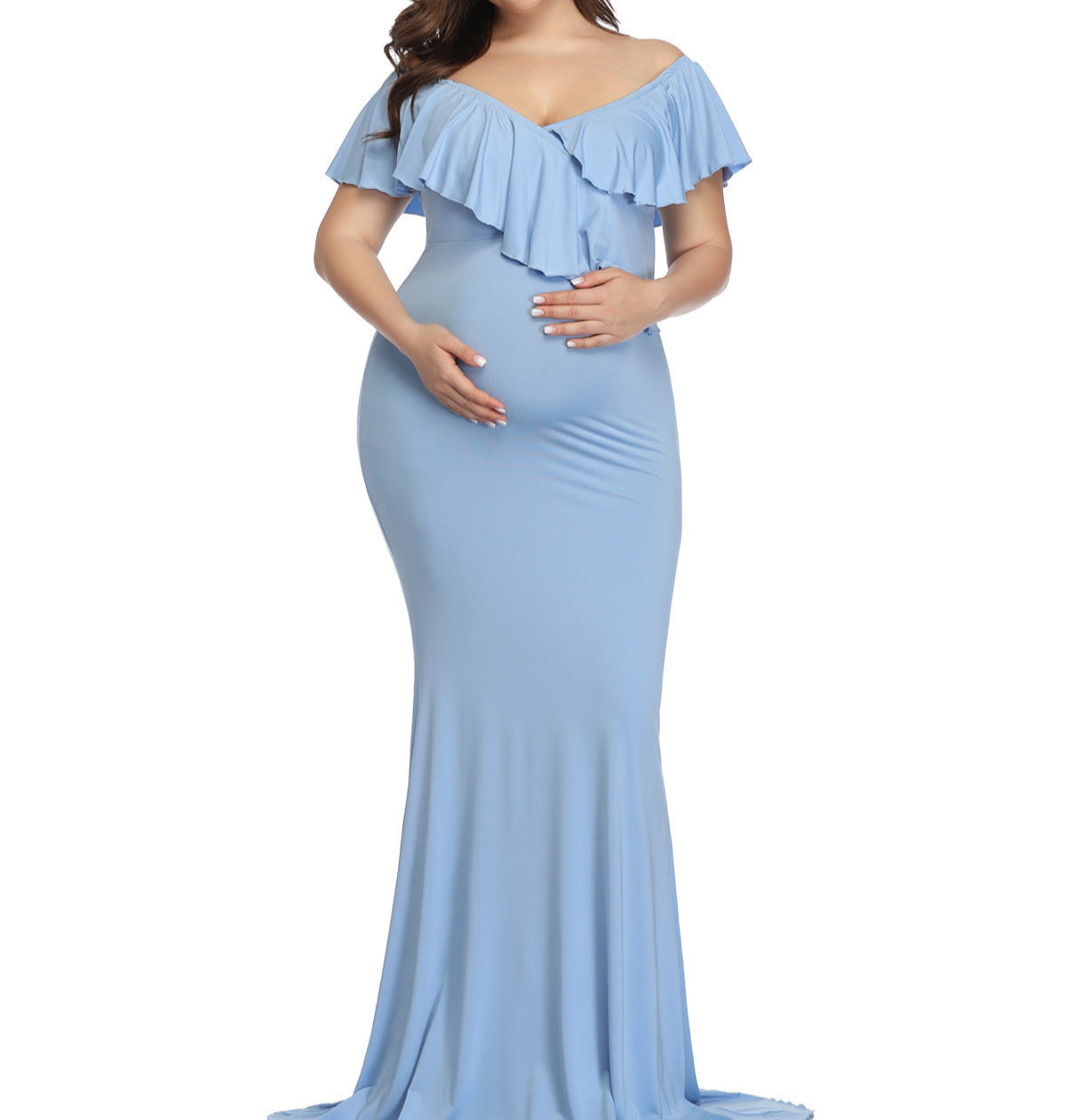 Maternity Photography Chiffon Mop Dress