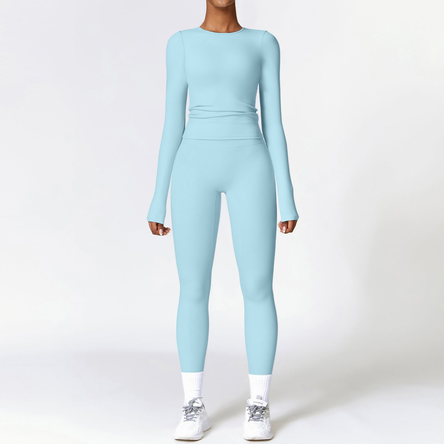 Tight-fitting Brushed Quick-drying Fitness Long Sleeve Tracksuits