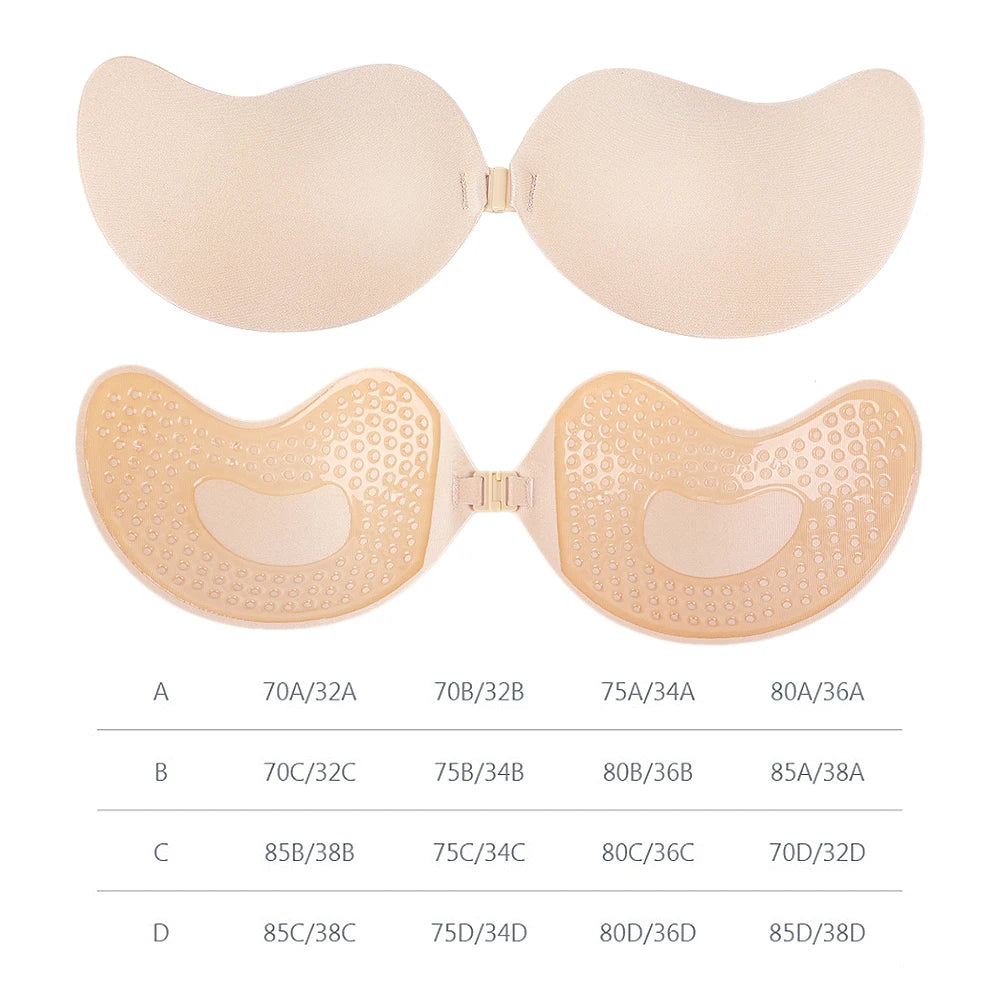 Invisible Strapless Adhesive Stick Bra Strapless Push Up Bras
