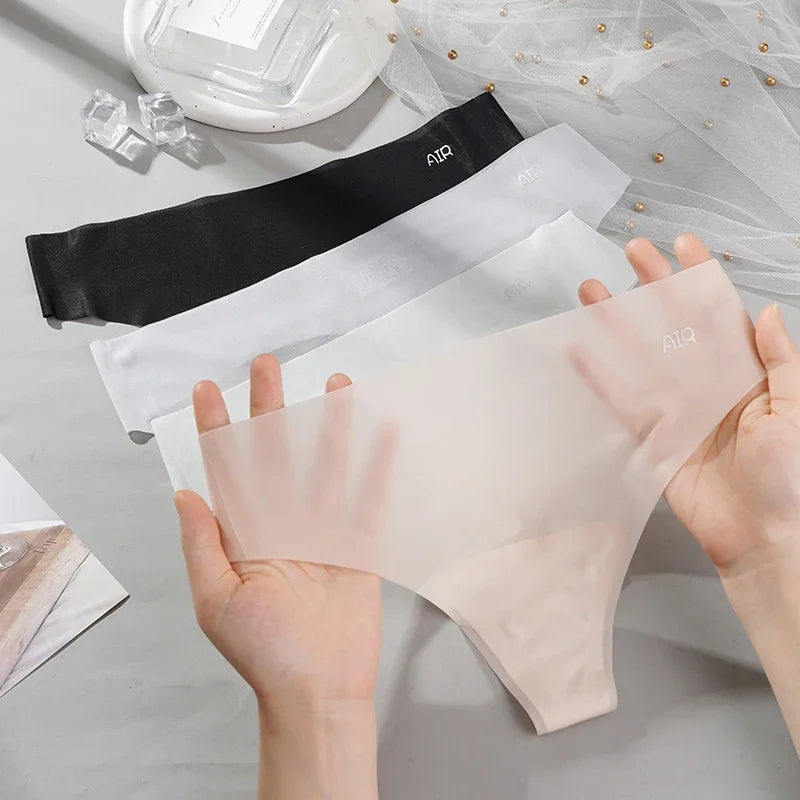 Transparent Thong Panties Women Ultra-thin