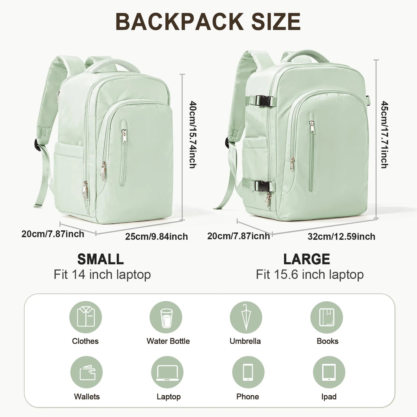 Laptop Bag Travel Backpack Large Capacity