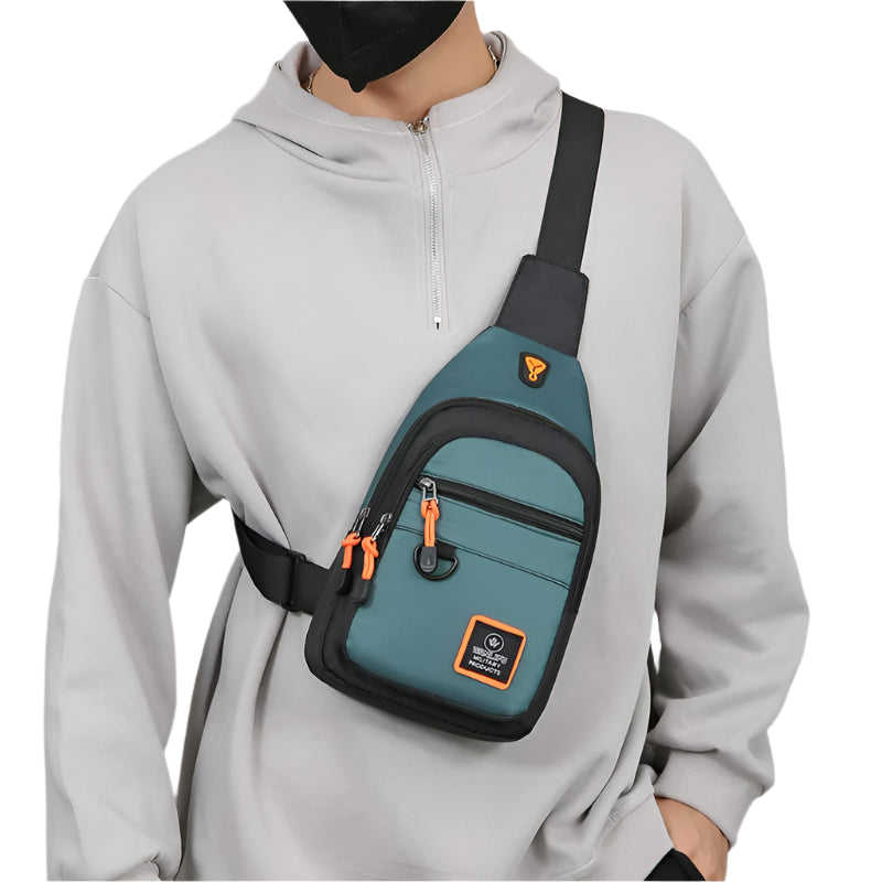 Casual Men Chest Bag Nylon Small Shoulder Bag