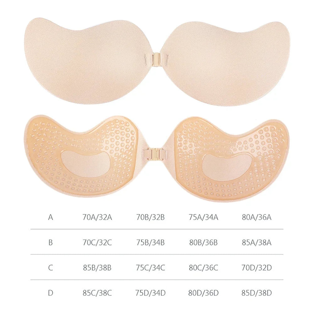 Invisible Strapless Adhesive Stick Bra Strapless Push Up Bras