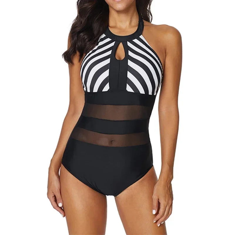 Backless One-Piece Swimsuit