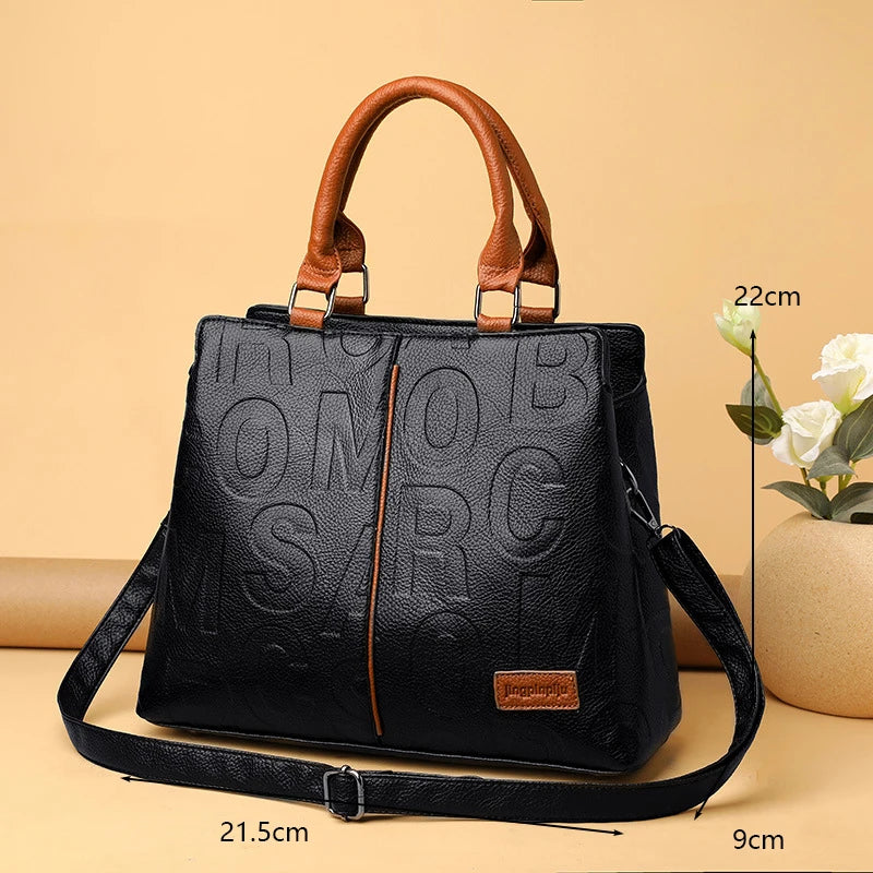 PU Leather Casual Crossbody Bags for Women