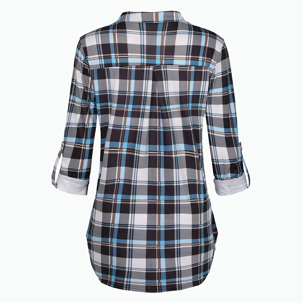 Women's Maternity Breastfeeding T-shirt V-Neck Solid Color Long Sleeve Nursing Tops Clothes