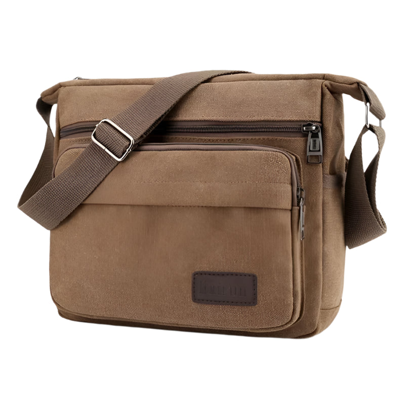 Men Canvas Crossbody Shoulder Casual Multi Function Portable Bag