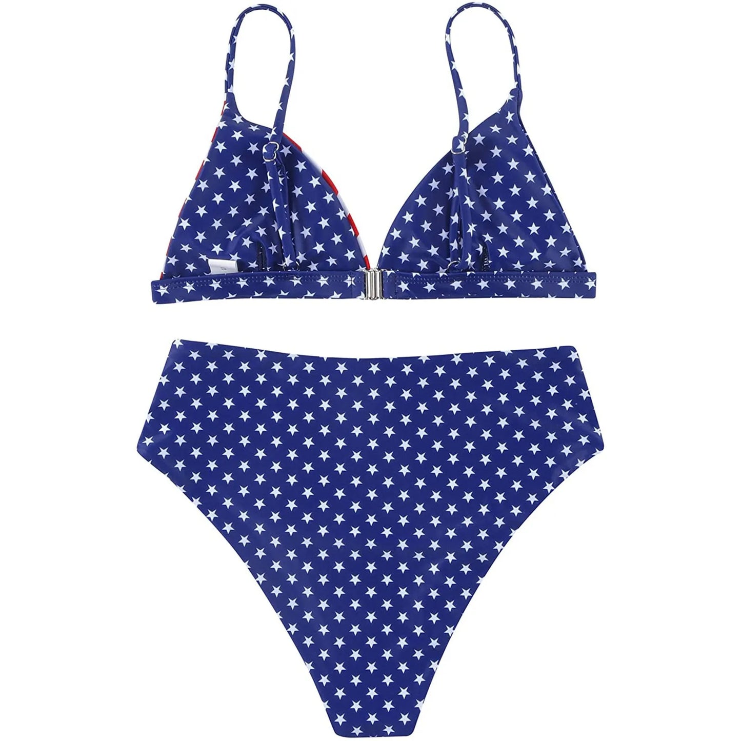 American USA Flag Print Bikinis Set July 4th Bikini Swimsuit