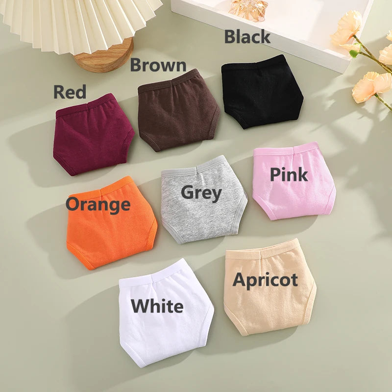 4PCS/Set Women Cotton Panties Seamless Low Rise Thongs V-Waist