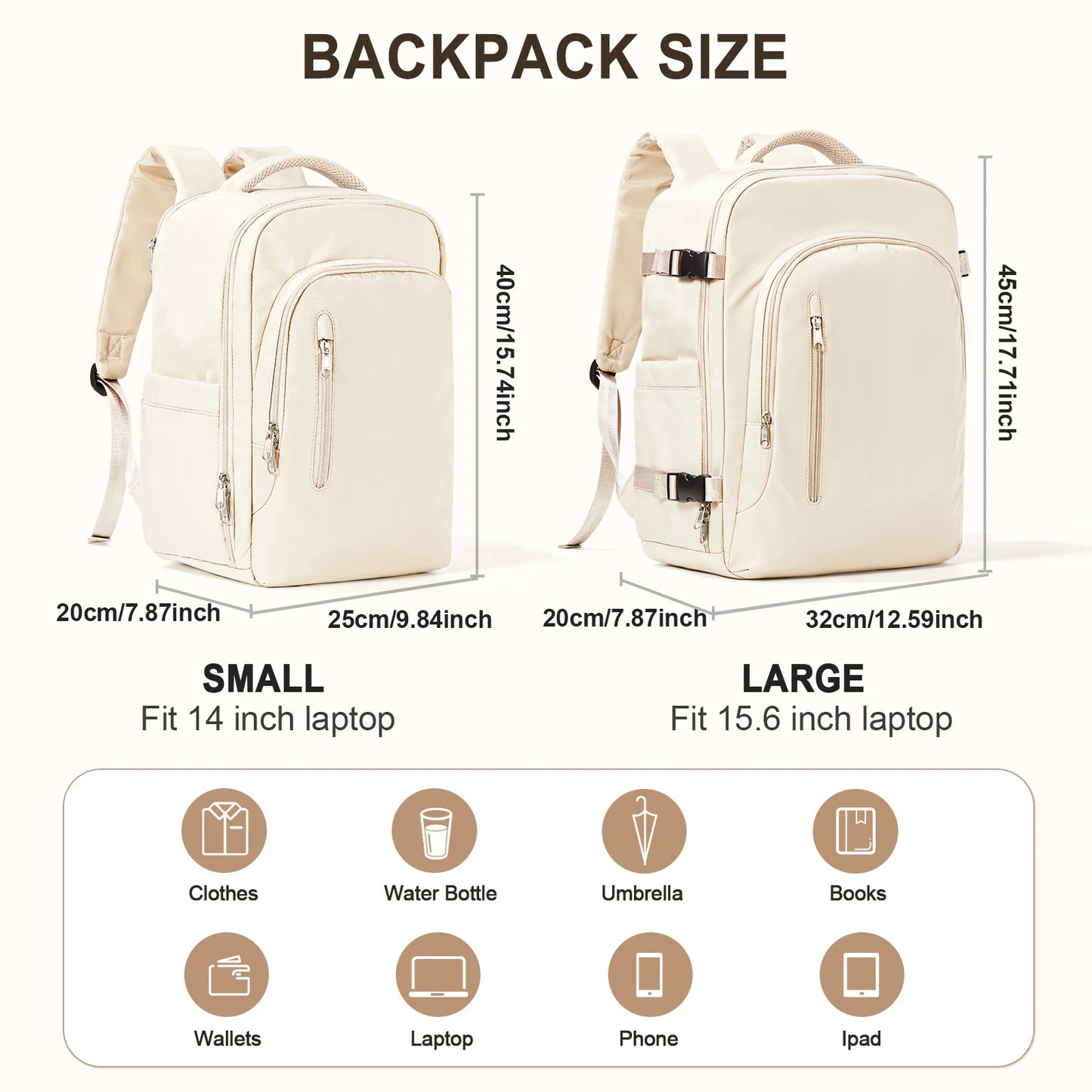 Laptop Bag Travel Backpack Large Capacity