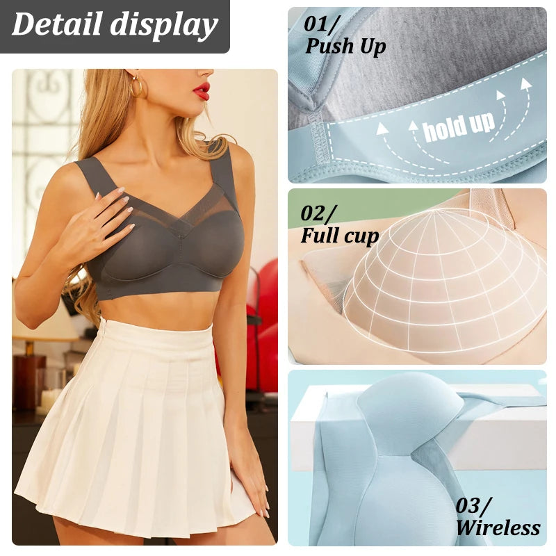 Women Sexy Bra Full Cup Brassiere