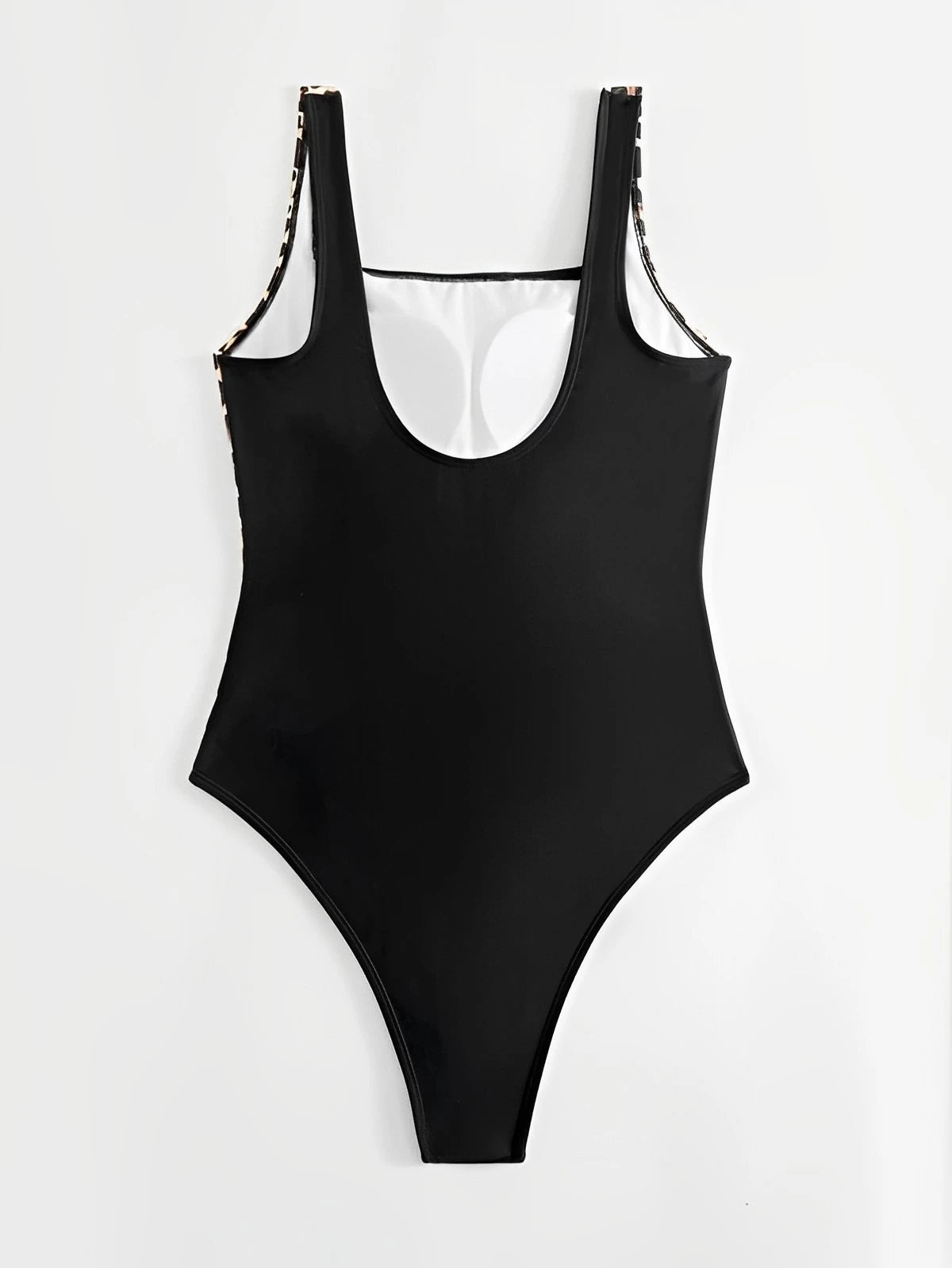 Leopard Swimsuit One Piece Slim Vintage Swimwear