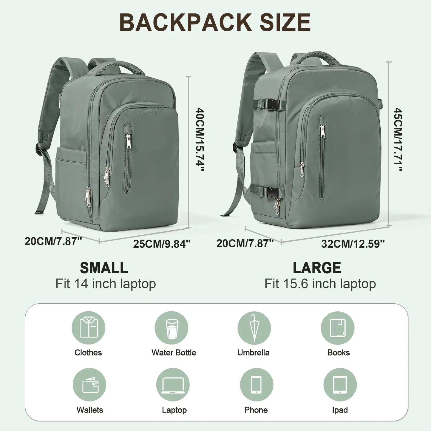 Laptop Bag Travel Backpack Large Capacity