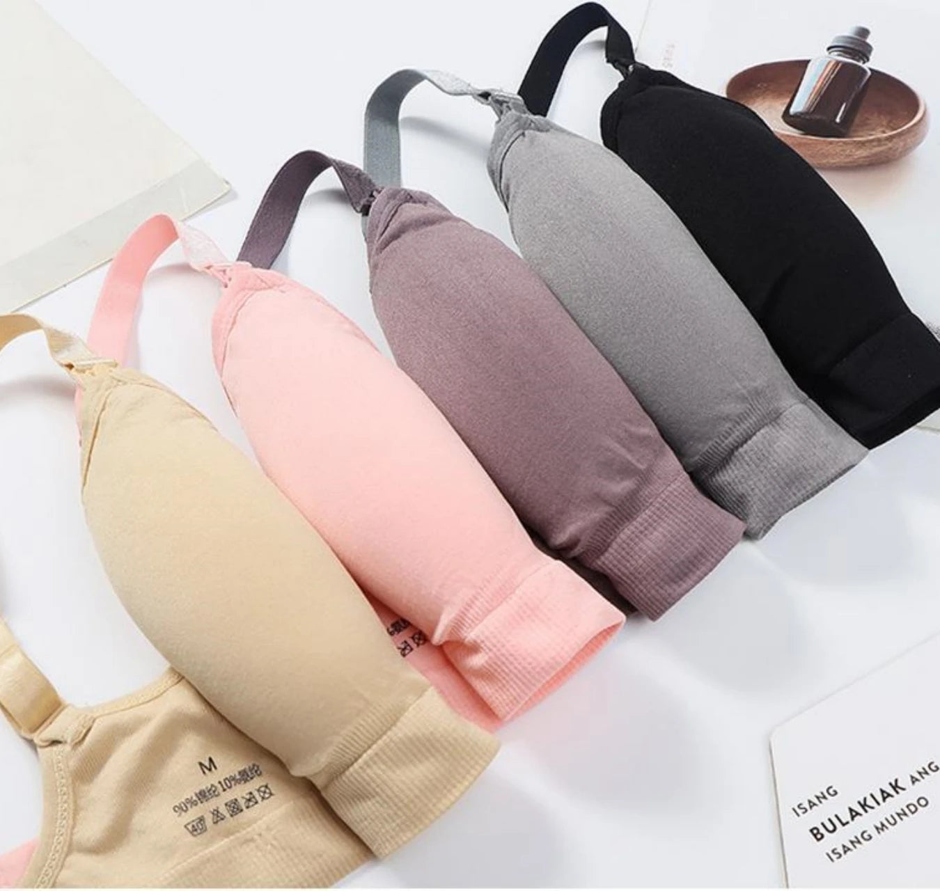 3pcs/Set High Quality Maternity Nursing Cotton Breastfeeding Seamless Large Size Breathable Bra Push Up
