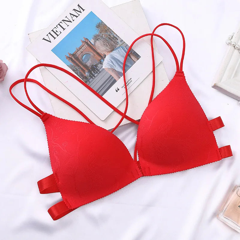 Women Comfort Push Up Floral Bras