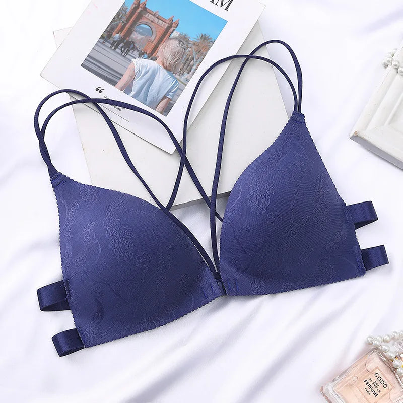 Women Comfort Push Up Floral Bras