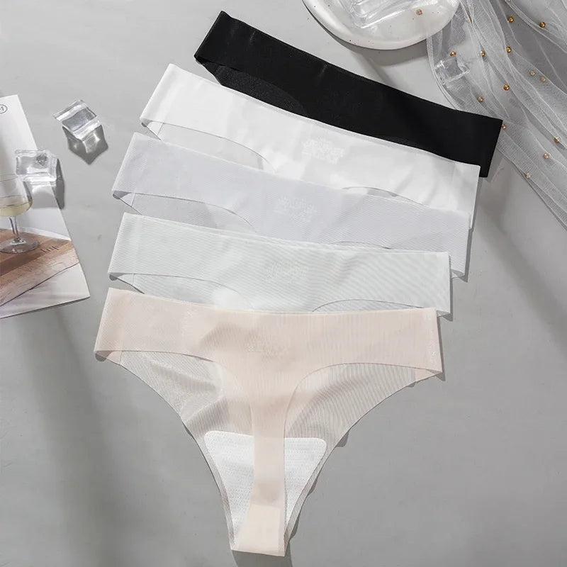 Transparent Thong Panties Women Ultra-thin