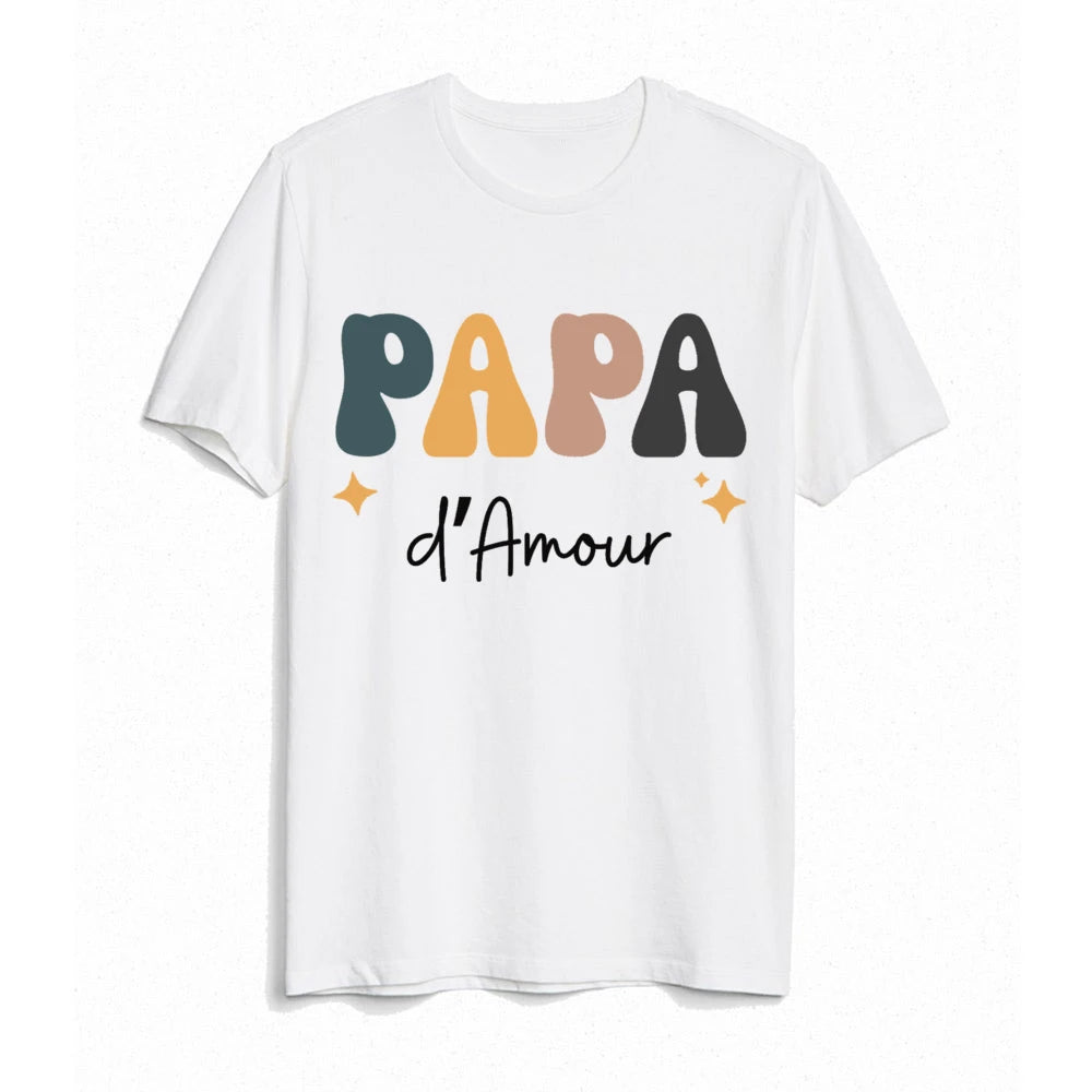 Dad, Mom and Me Family Matching Outfit Retro Family Look Shirts