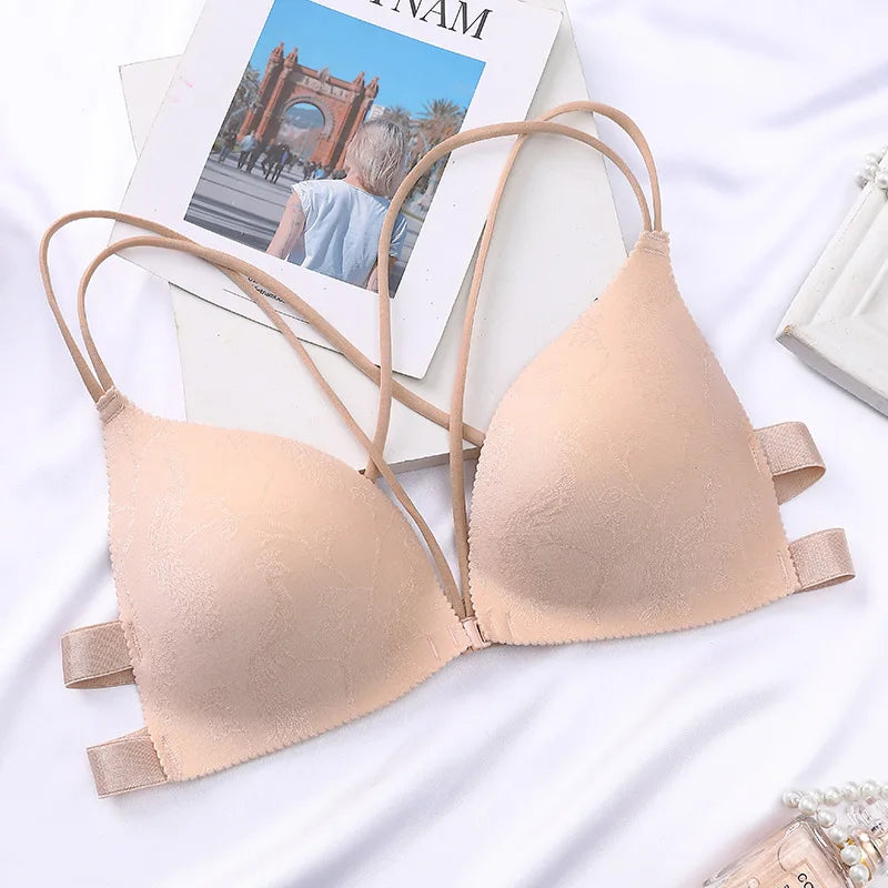 Women Comfort Push Up Floral Bras