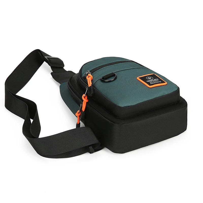 Casual Men Chest Bag Nylon Small Shoulder Bag