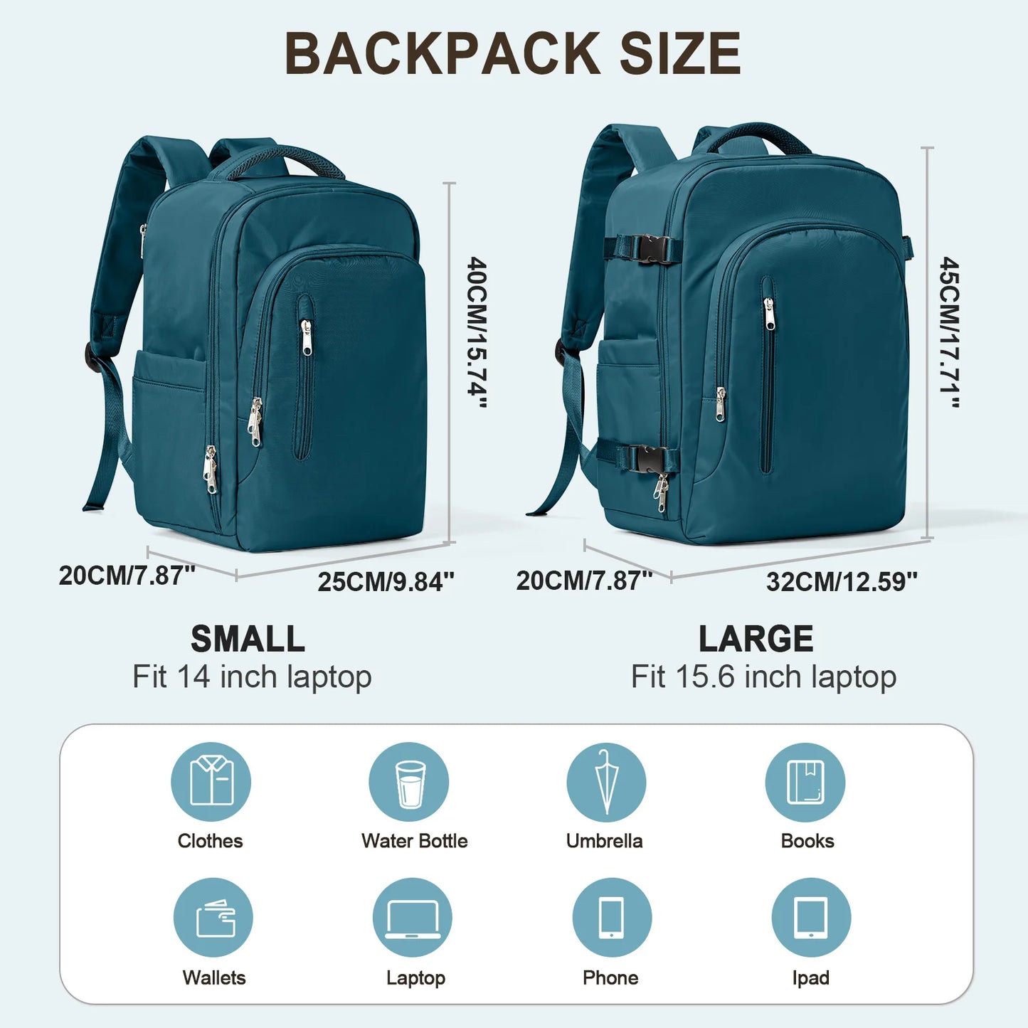 Laptop Bag Travel Backpack Large Capacity