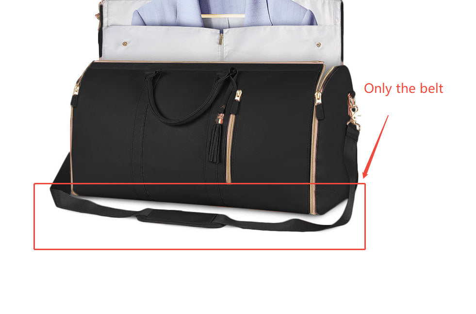 Large Capacity Travel Duffle Bag Women's Handbag Folding Suit Bag