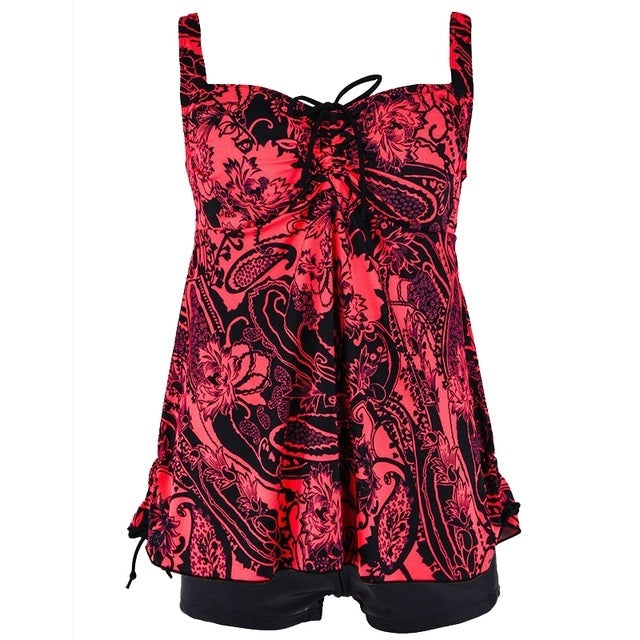 2 Pieces Big Plus Size Sexy Women Swimwear
