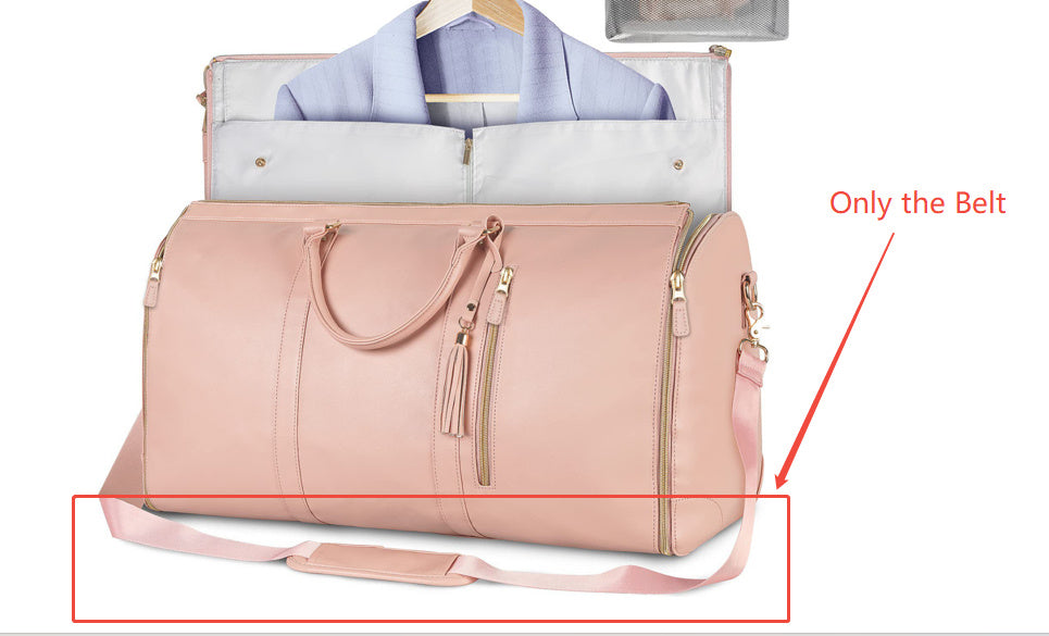Large Capacity Travel Duffle Bag Women's Handbag Folding Suit Bag