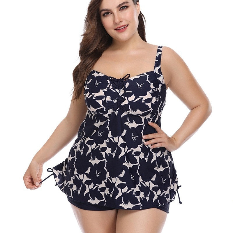 2 Pieces Big Plus Size Sexy Women Swimwear
