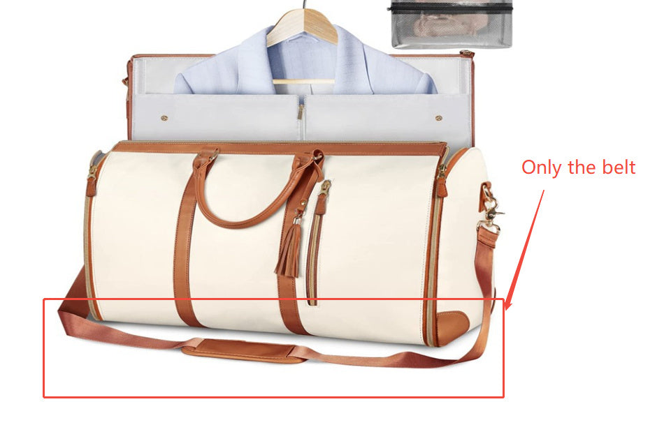 Large Capacity Travel Duffle Bag Women's Handbag Folding Suit Bag