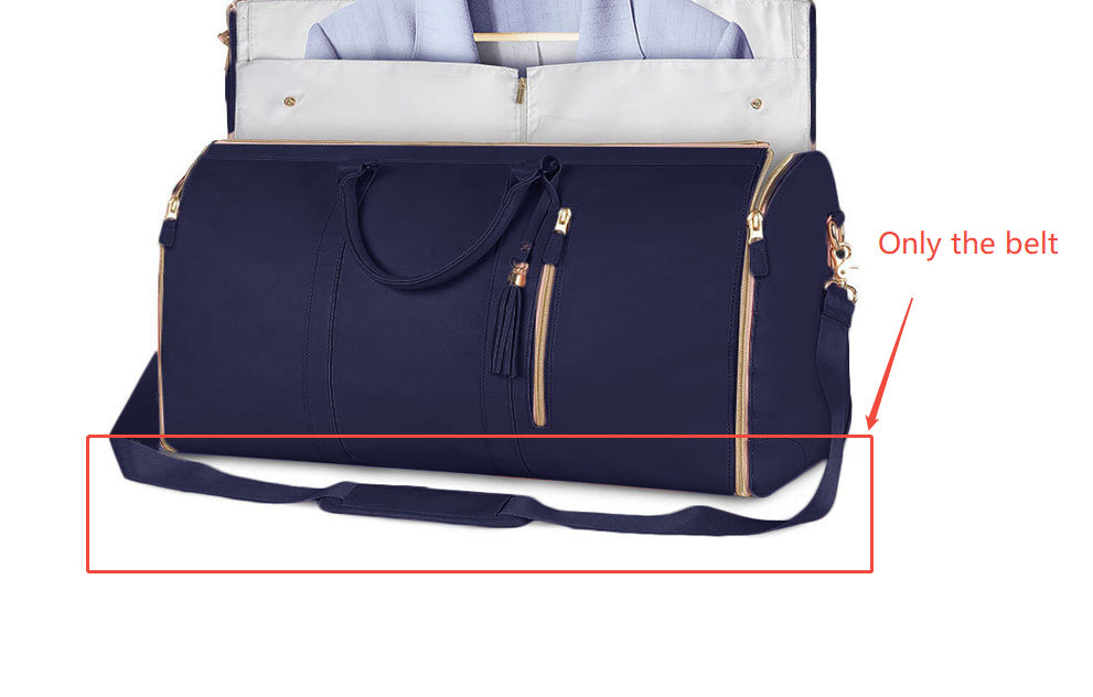 Large Capacity Travel Duffle Bag Women's Handbag Folding Suit Bag