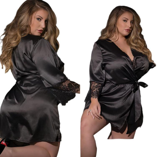 Plus Size Sexy Pajamas Nightgown For Women