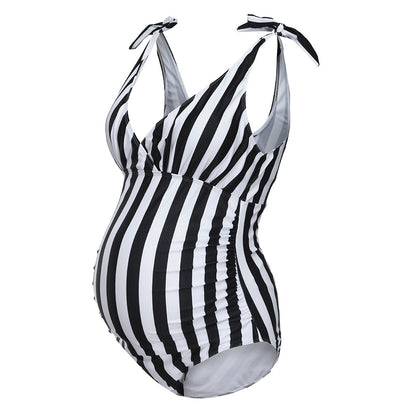 Printed maternity swimsuit