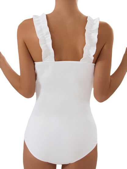 Ladies Maternity Pit Strip One Piece Swimsuit