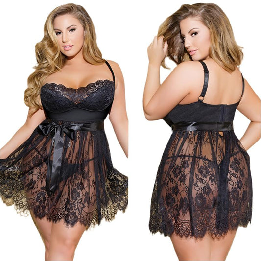 Women's plus size lace camisole