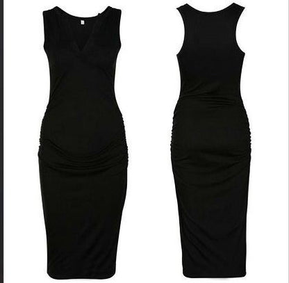 Sleeveless Maternity Dress