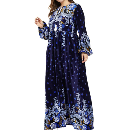 Gold velvet plus size dress
