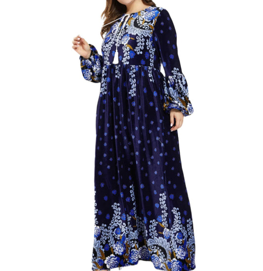 Gold velvet plus size dress