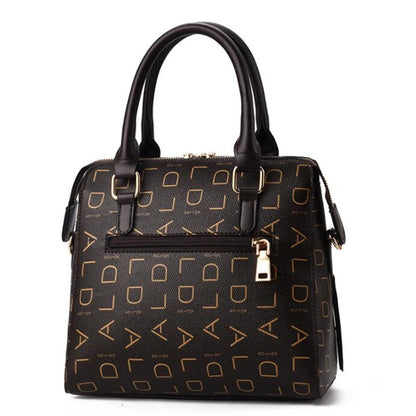 Fashion English Letter Top-handle Women Handbag