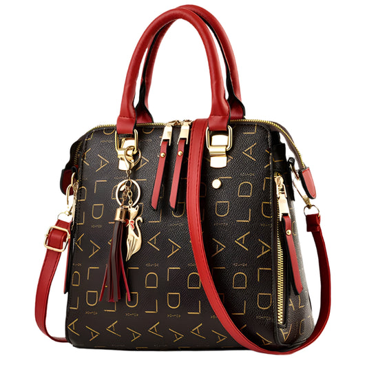 Fashion English Letter Top-handle Women Handbag