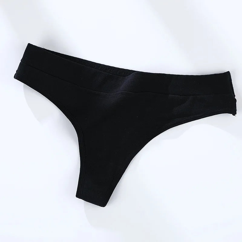 3 Pcs/Set Women Panties G-String Underwear Fashion Thong Sexy Cotton Panties