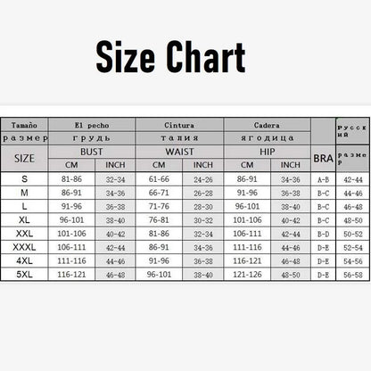 One-Piece Large Size Push Up Swimsuit
