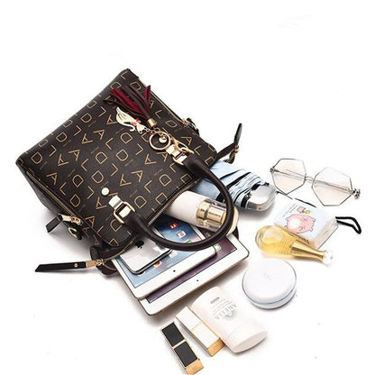 Fashion English Letter Top-handle Women Handbag